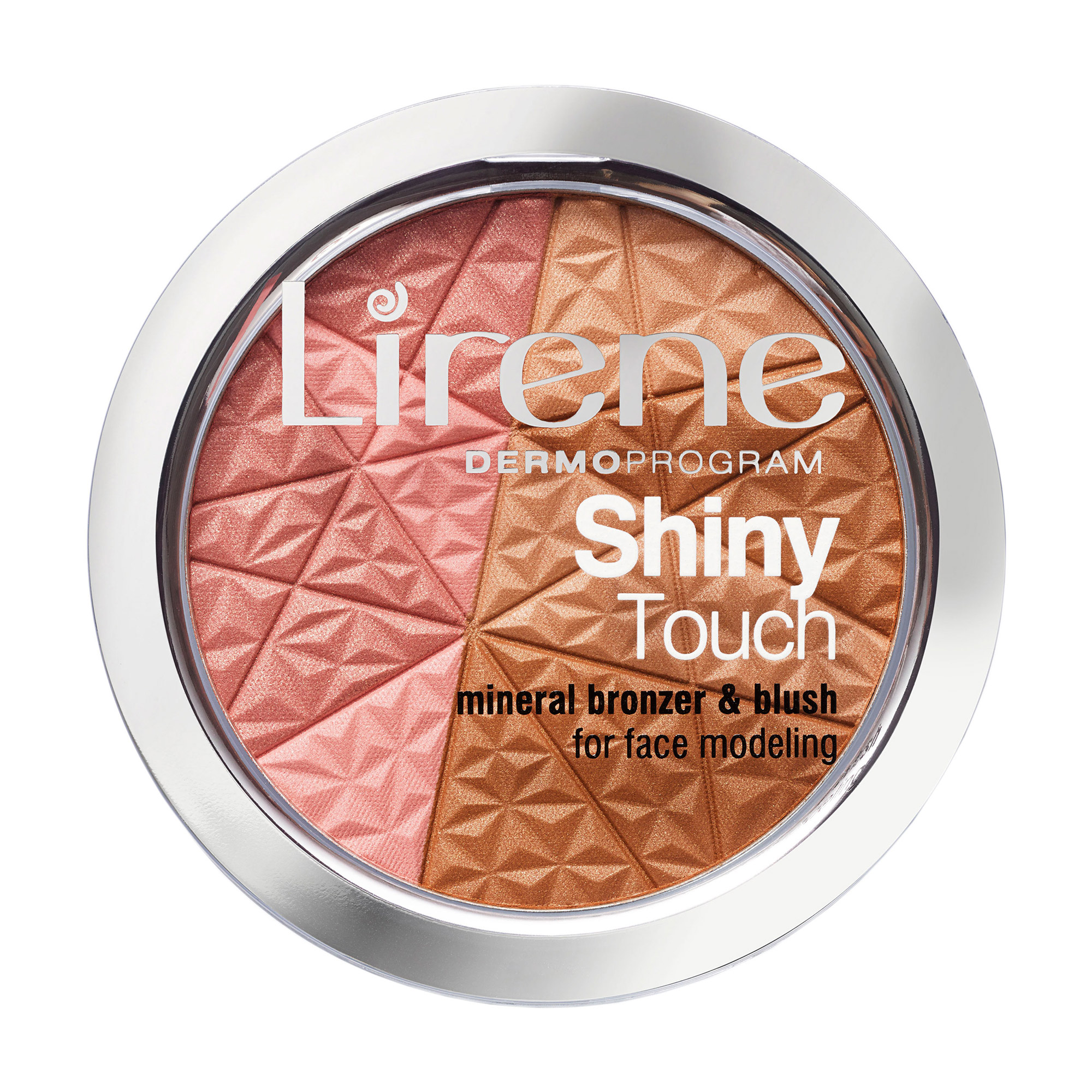 Мінеральний бронзер і рум'яна Lirene Shiny Touch сяючий рожевий, 9 г